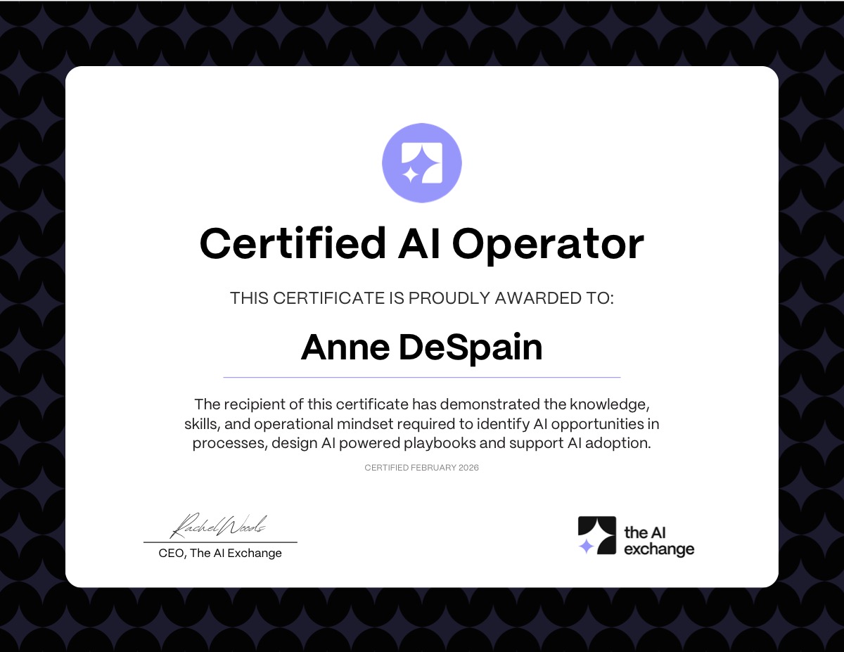 Certified AI Operator - The AI Exchange