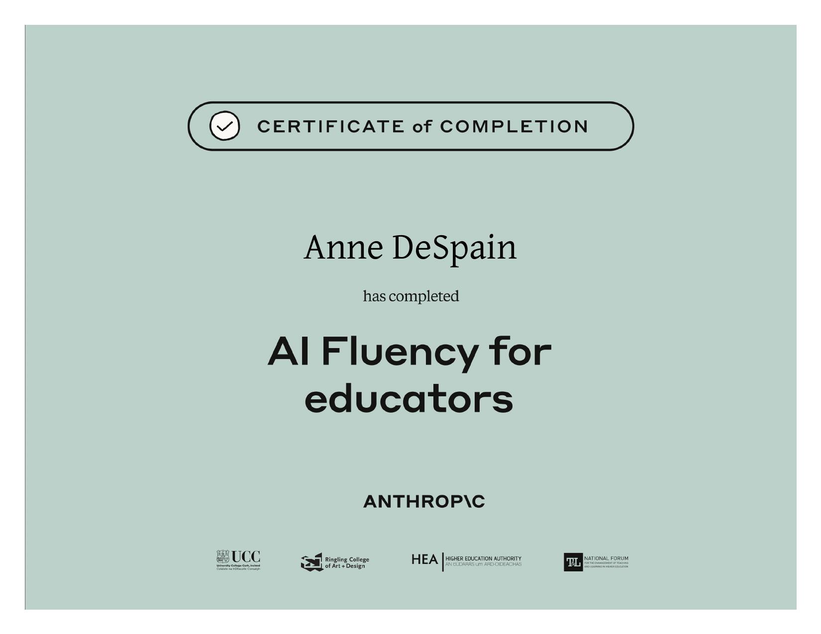 AI Fluency for Educators — Anthropic