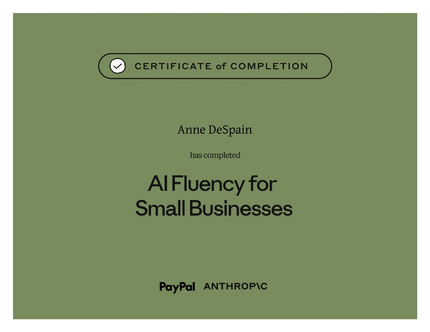 AI Fluency for Small Businesses — Anthropic