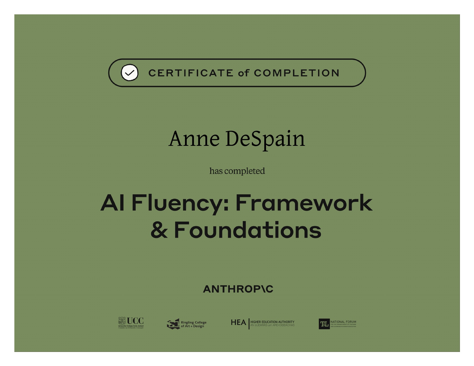 AI Fluency: Framework & Foundations — Anthropic