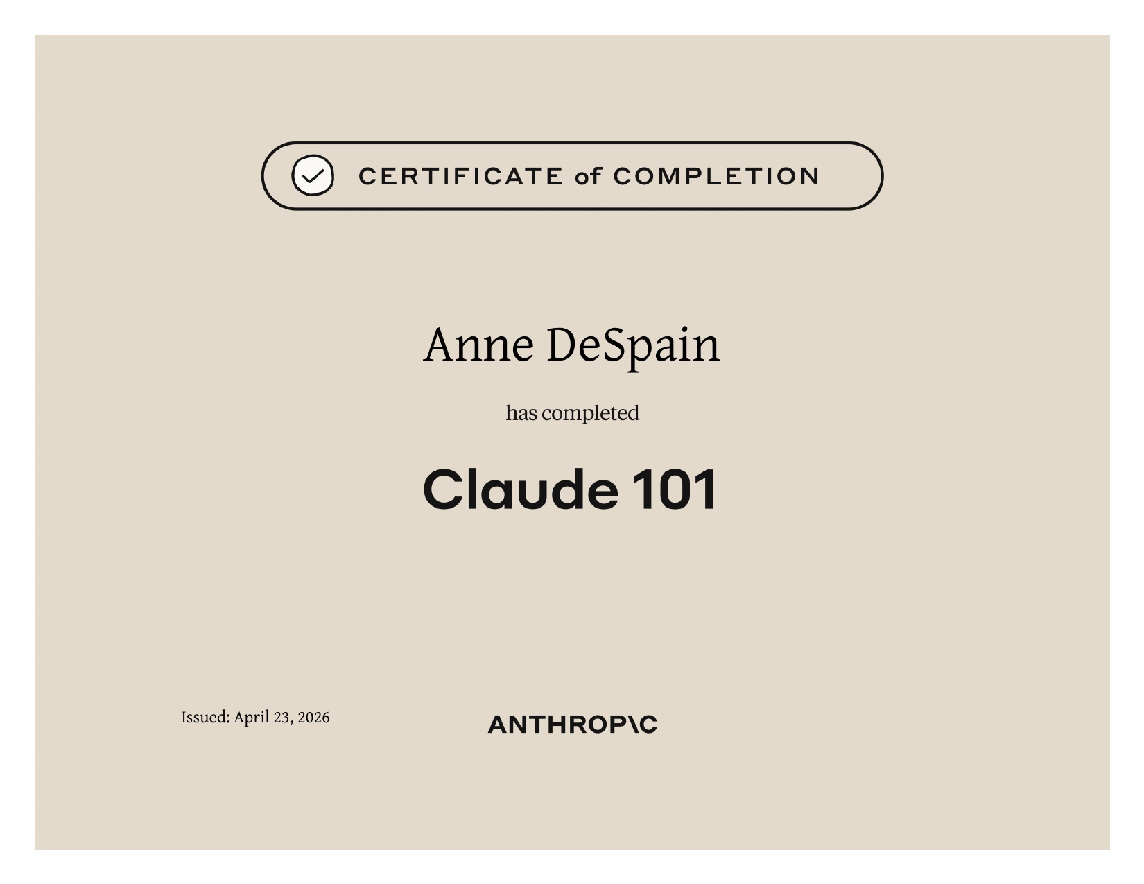 Claude 101 — Anthropic