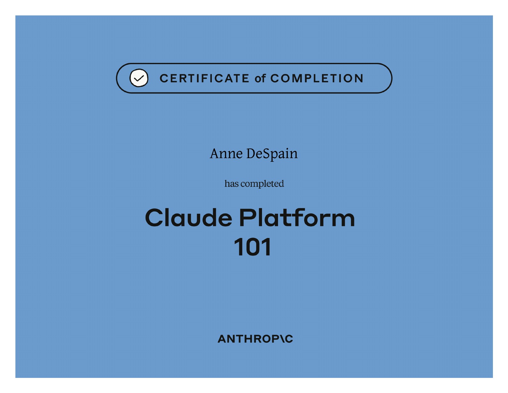 Claude Platform 101 — Anthropic